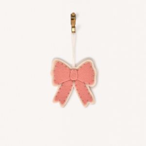 Élément décoratif à suspendre feutrine nœud